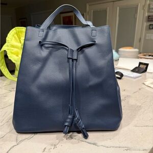 Lionel Regan Cobalt Blue Tote Bag - Vegan Leather